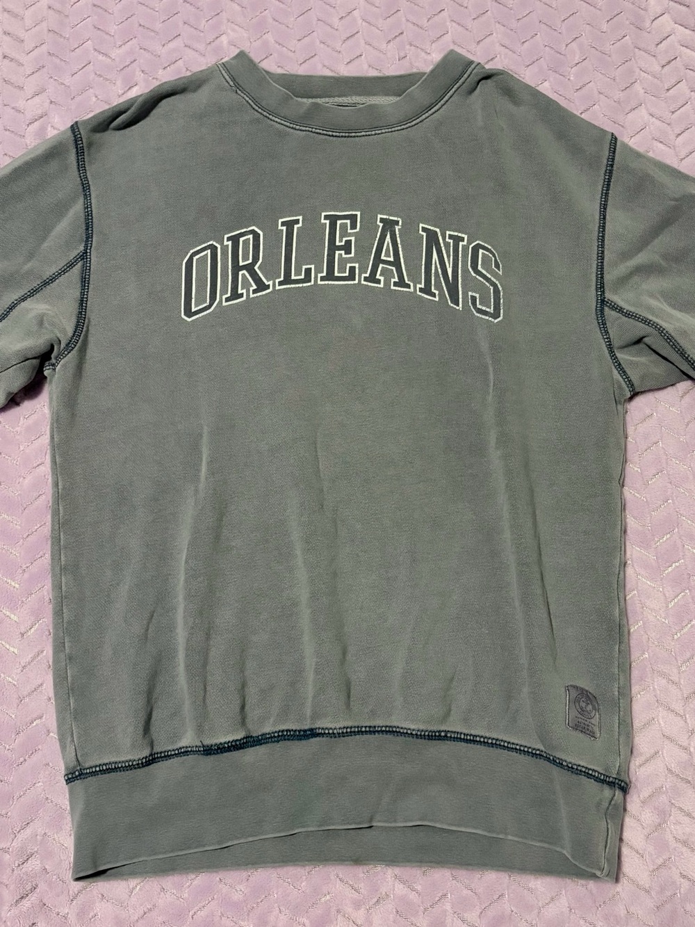 Cuffy’s Orleans Grey Crewneck Sweatshirt